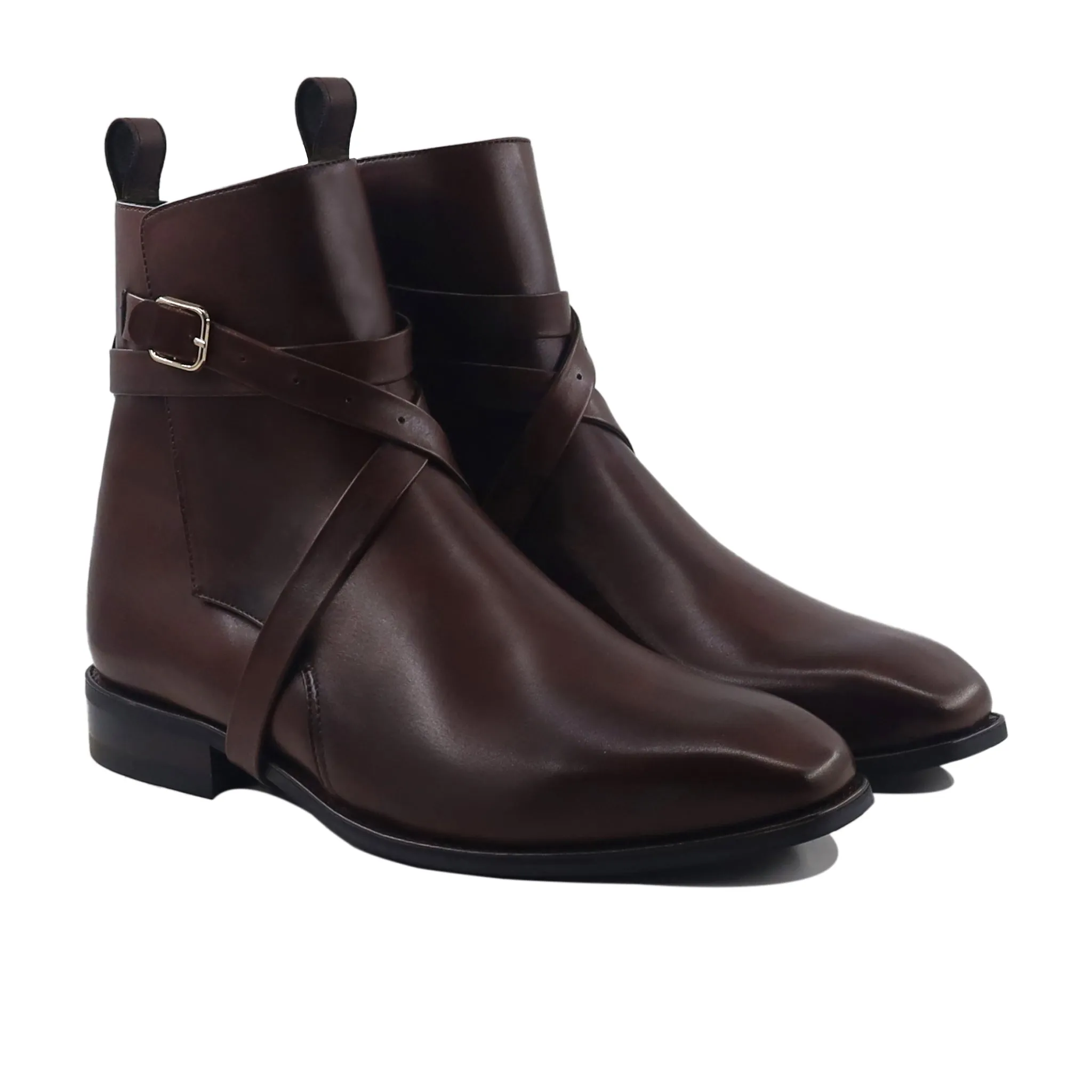 Amon - Men's Reddish Brown Jodhpur Boot