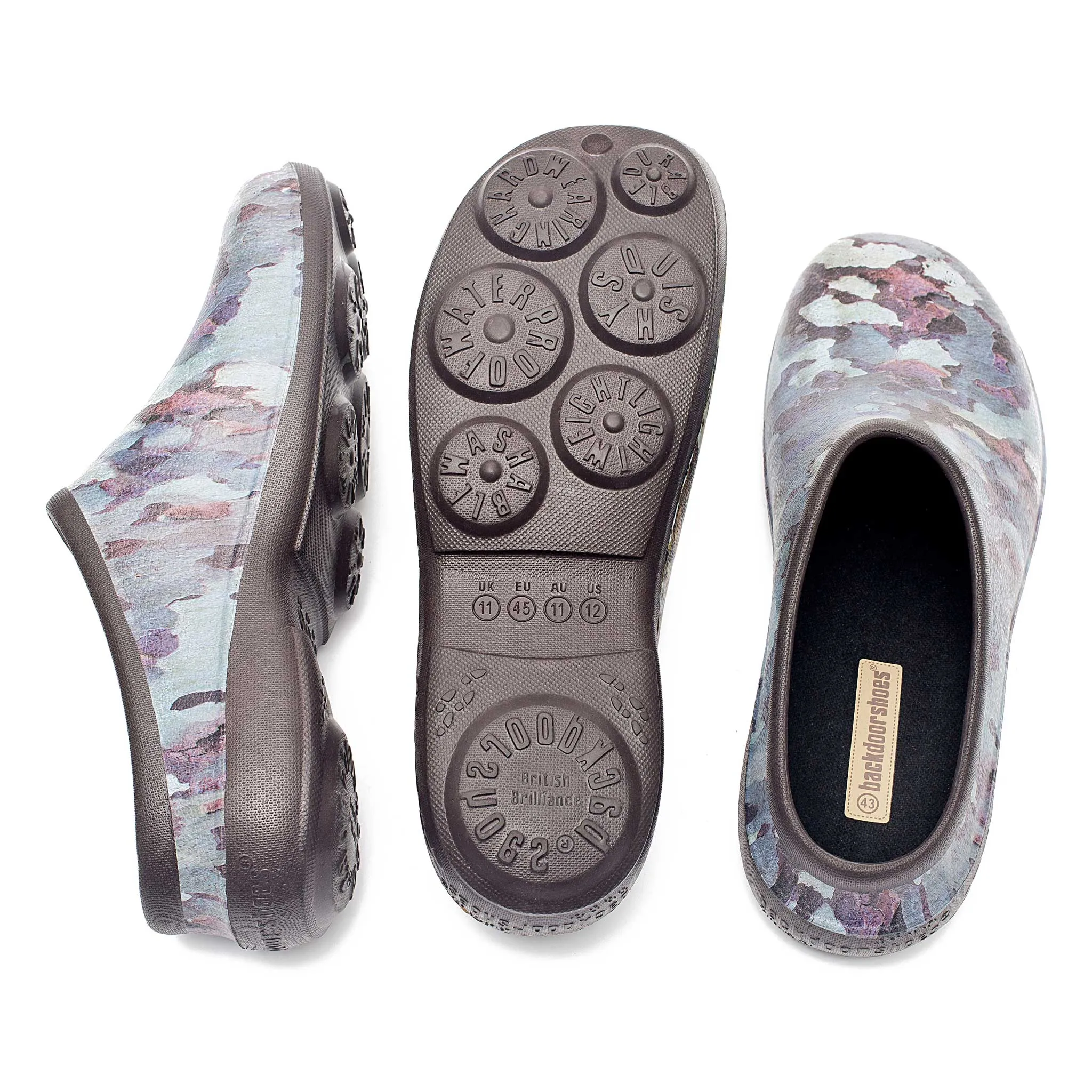 Blue Tree Camo Classic Men's Clogs