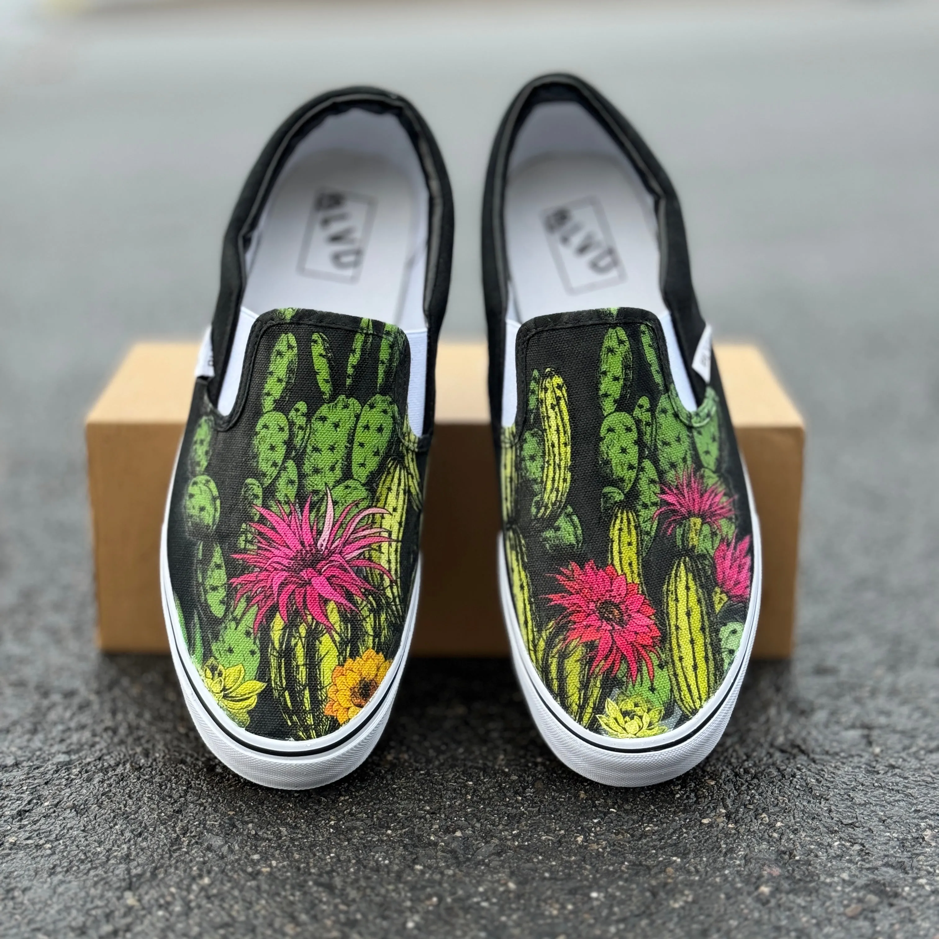 Cactus Theme BLVD Original Slip On Shoes