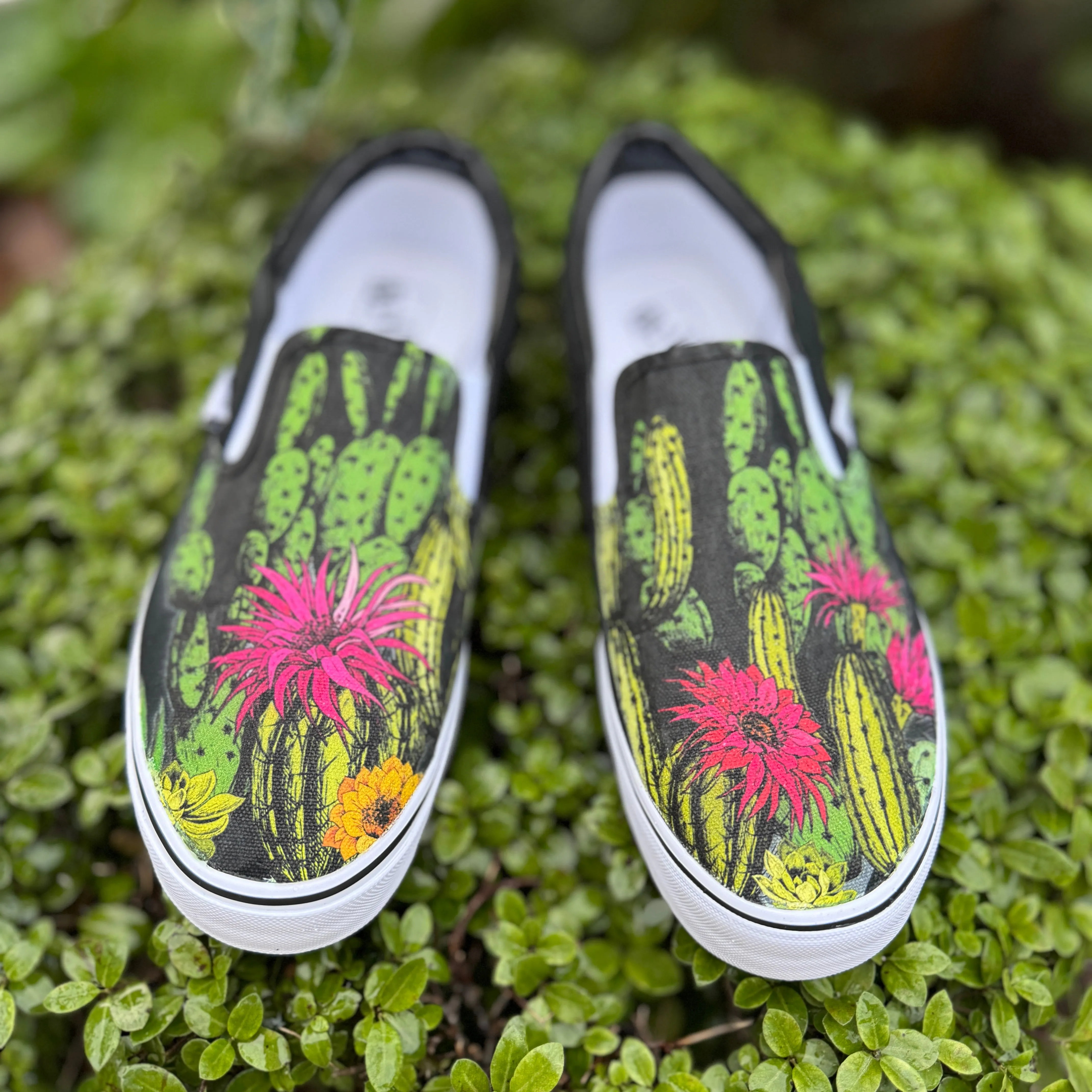 Cactus Theme BLVD Original Slip On Shoes