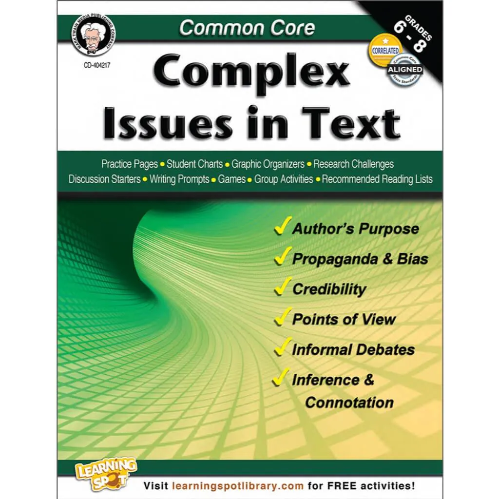 Complex Issues In Text Grade 6-8