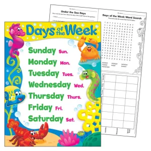 Days Of Week Sea Buddies Chart