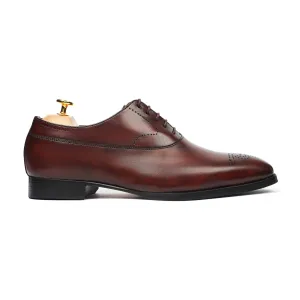 Efran - Men's Oxblood Calf Leather Oxford Shoe