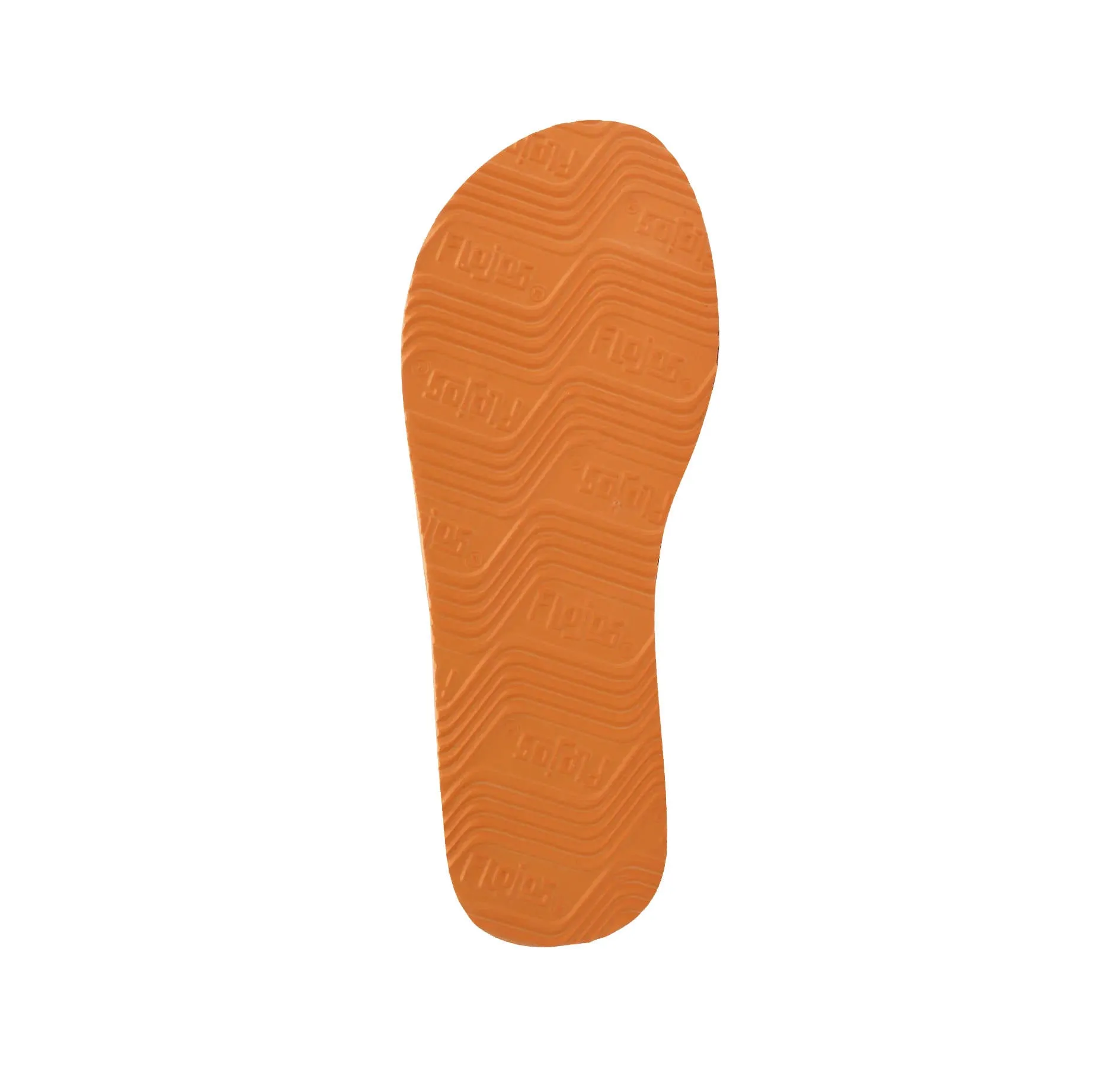 Flojos Womens Fiesta Lite Orange Weave