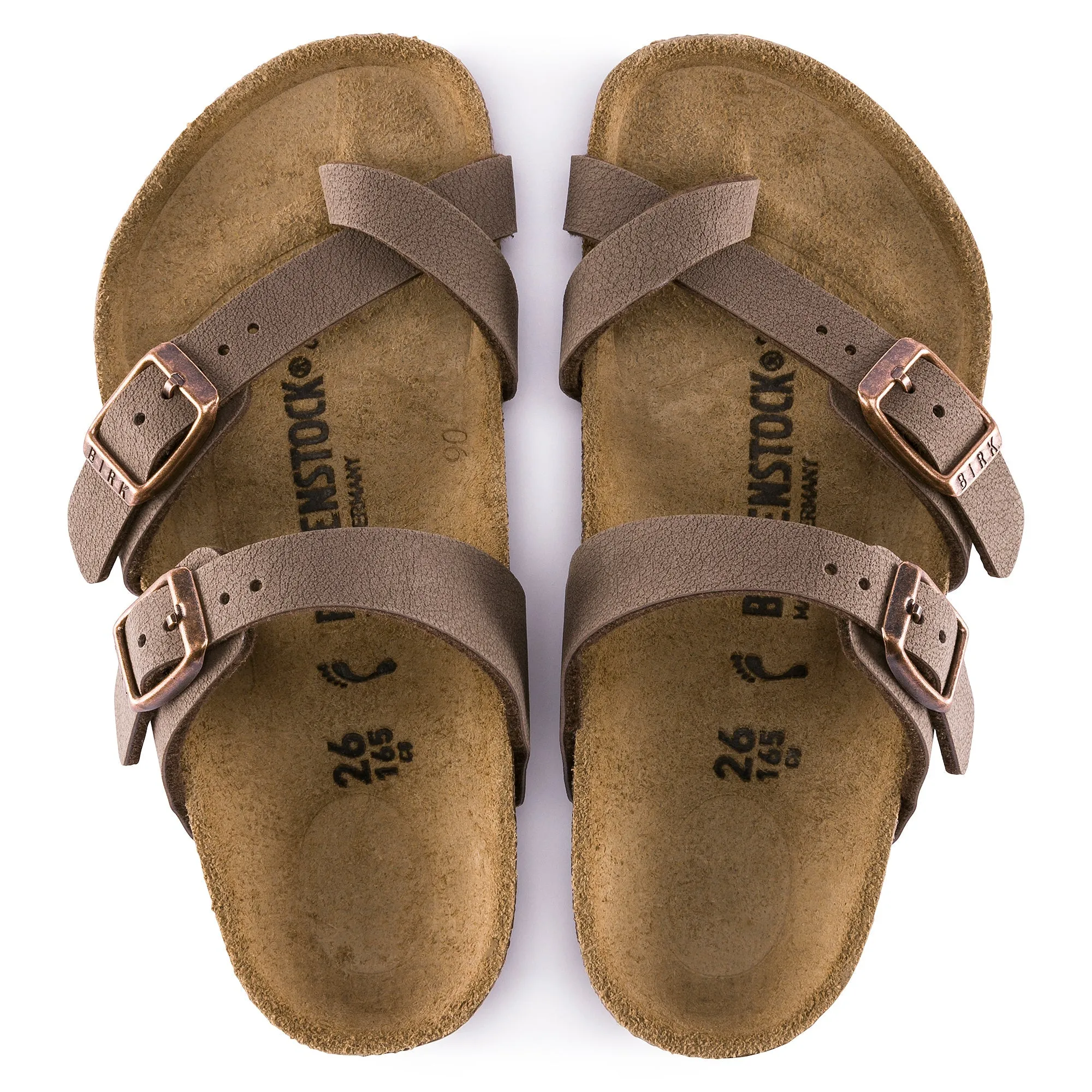 Kid's Birkenstock Mayari Birkibuc Color: Mocha