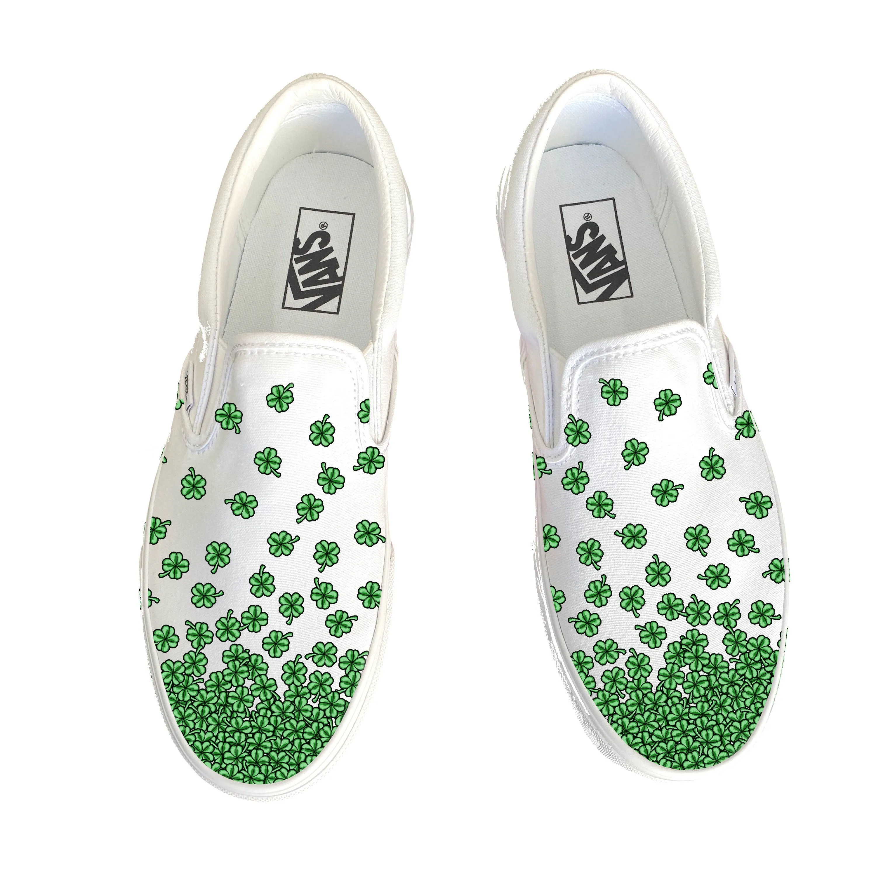 Lucky Clover Slip Ons