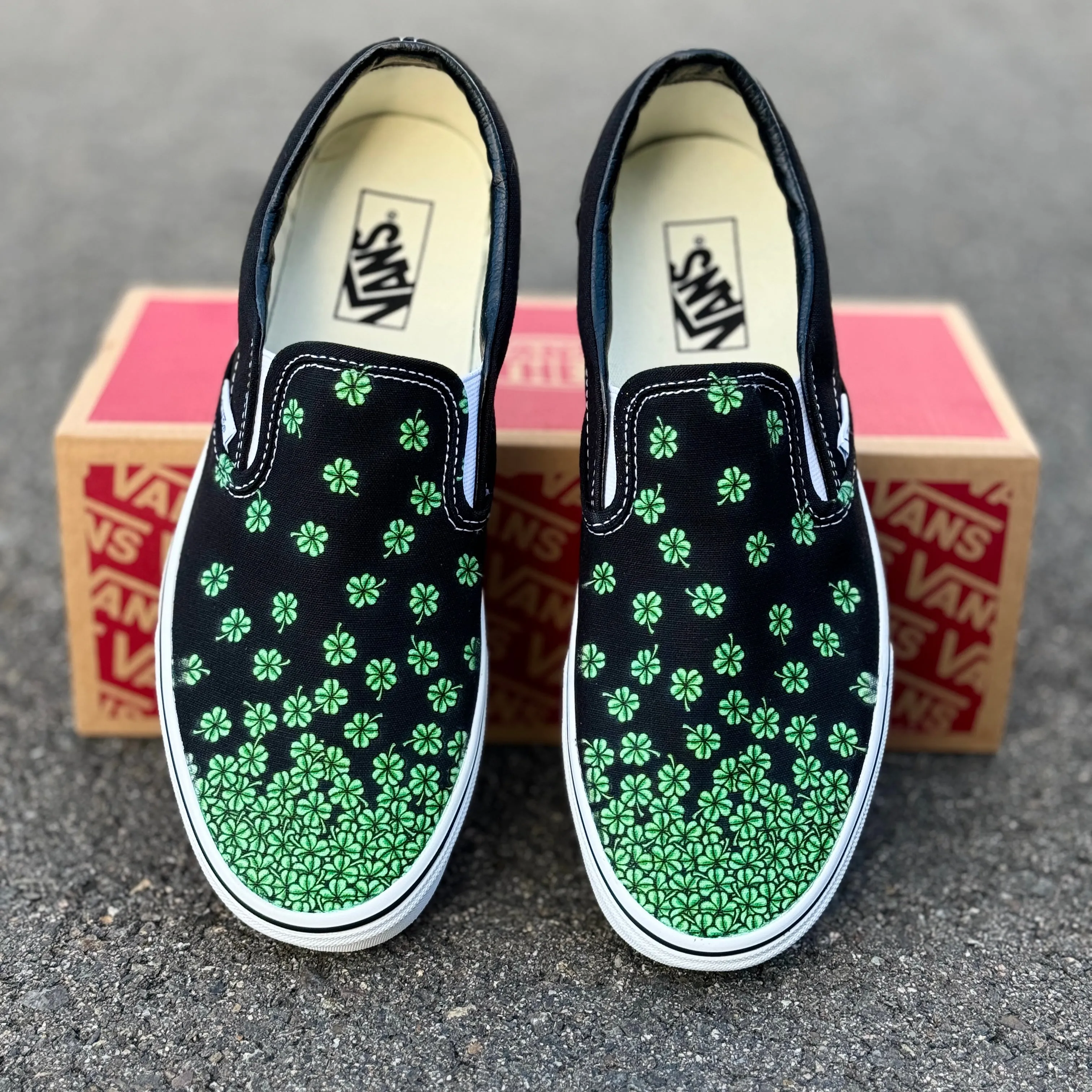 Lucky Clover Slip Ons