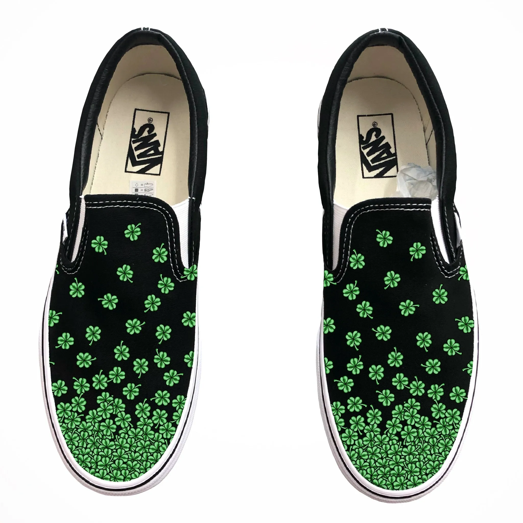 Lucky Clover Slip Ons