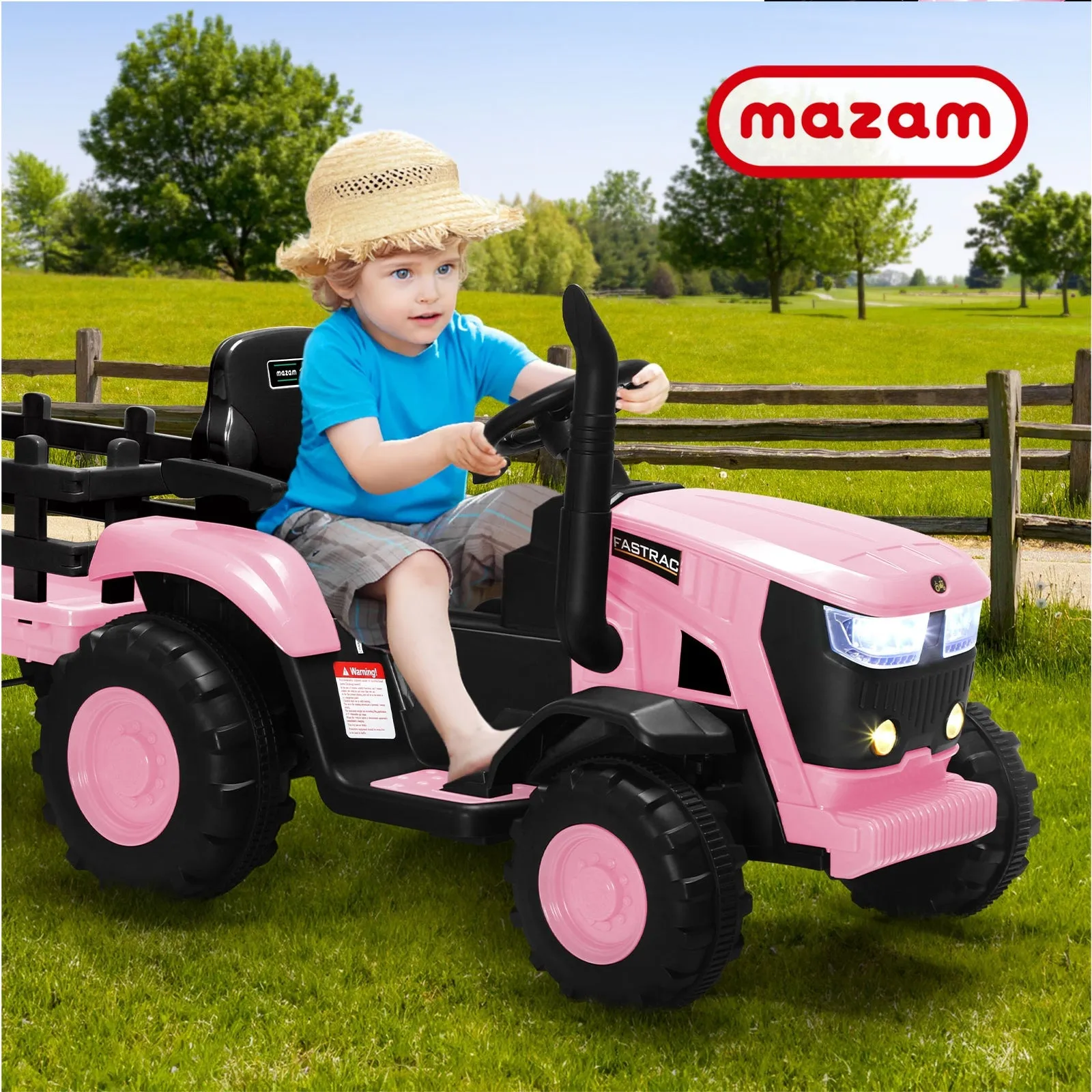 Mazam Kids XL Ride On Tractor Toy Battery Electric Operated Car Remote Toddler