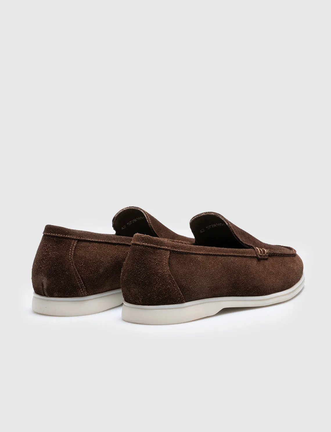 Men Brown Genuine Leather Casual Slip Ons