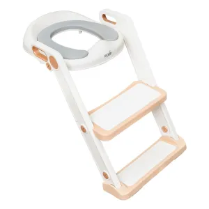 Moon Kids Step Stool Potty Trainer Seat Potty Training White and gold