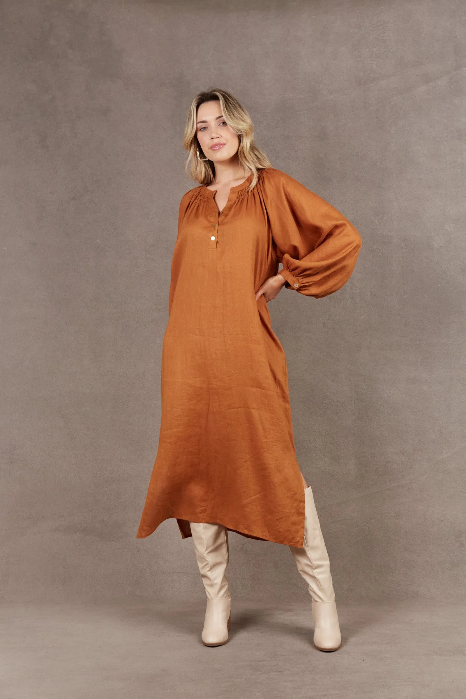 Nama Dress - Ochre