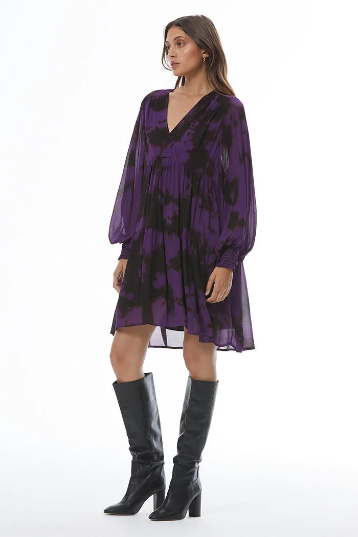 Renee Baby Doll Dress // Electric Purple Vancouver ~ NO RETURNS