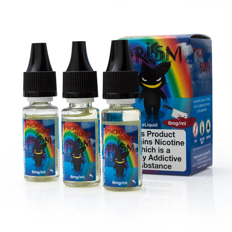 SALE!!! Psycho Bunny 3 x 10ml E-Liquid PRICE REDUCED!!