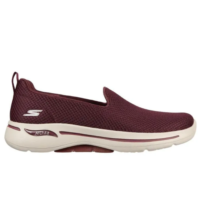 Skechers Arch Fit Slip Ons Grateful Burgundy