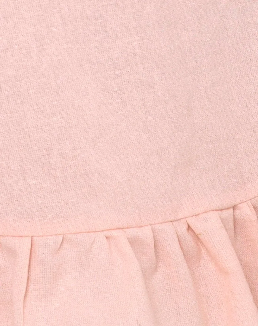 Syami Dress in Peach