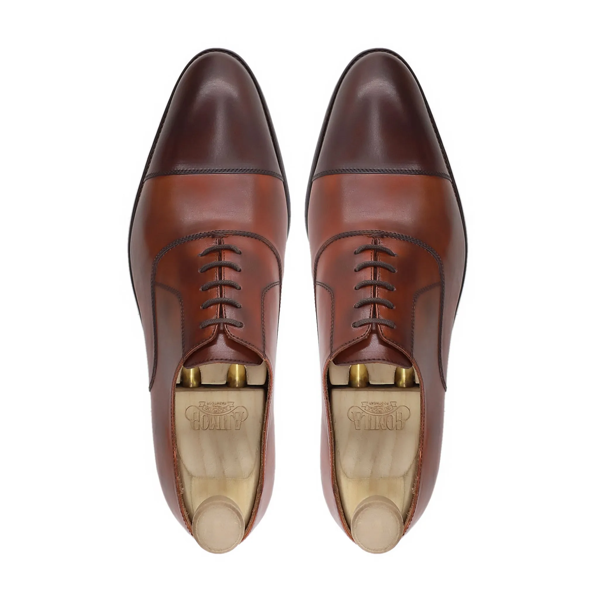 Taiki - Men's Brown Calf Leather Oxford Shoe