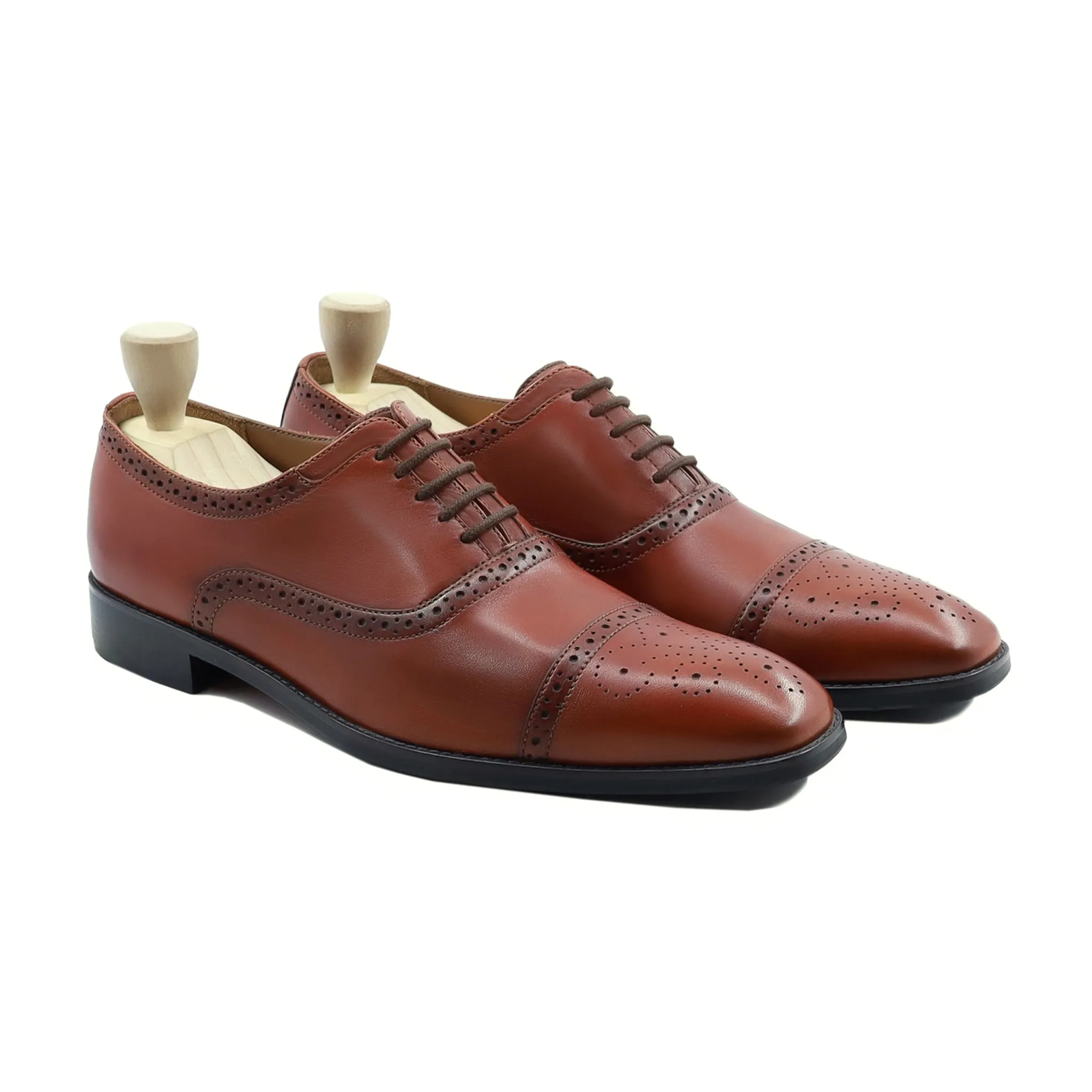 Thim - Men's Brown Calf Leather Oxford Shoe