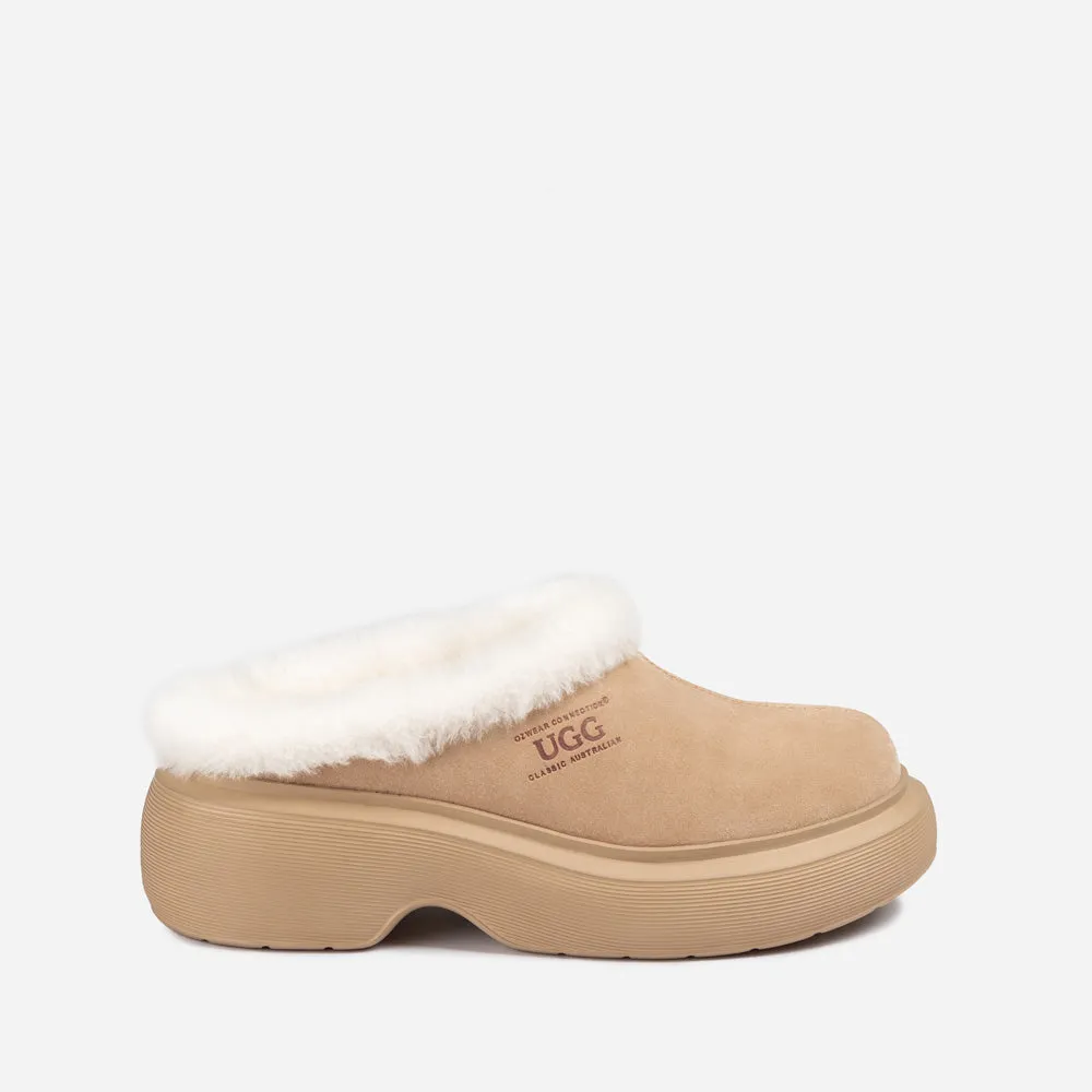 Ugg Shearling Heights Clog